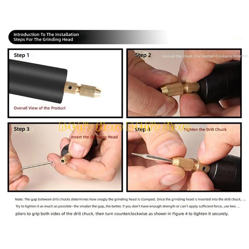 Woodworking Resin - Y1AD ขนาดเล็กชาร์จไฟฟ้าเครื่องมือเจาะ Strong มอเตอร์เจาะรูเครื่องมือสำหรับเรซิ่น Horn Crafting
