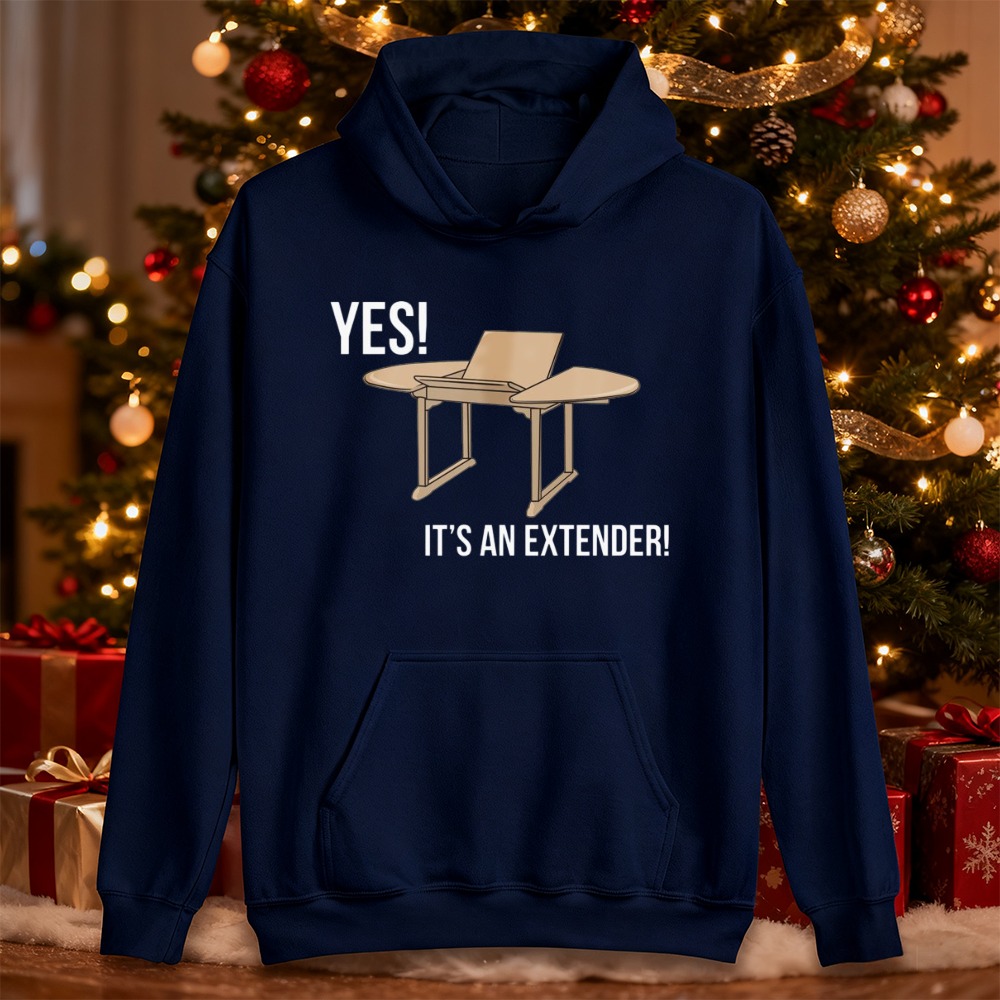 Woodworking Jokes - ใช่ มันคือเสื้อฮู้ดลายกราฟิกโต๊ะอาหารขยายได้สุดฮา ยูนิเซ็กส์ เสื้อสวมหัว ลายงานไม้ เฟอร์นิเจอร์