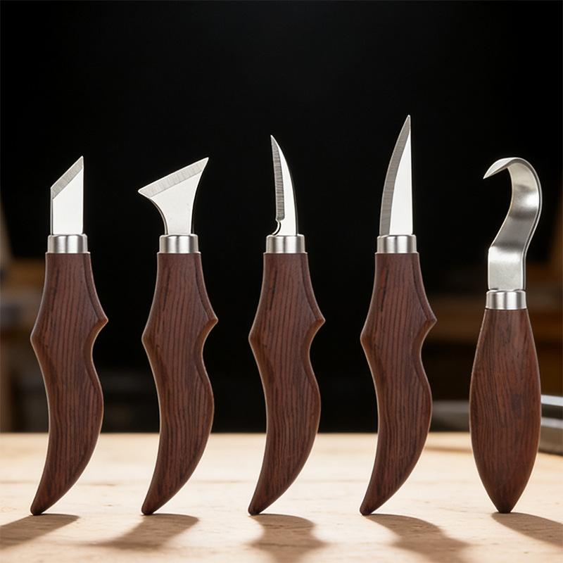 ชุดมีดแกะสลักไม้ 5 ชิ้น พร้อมด - Wood Chisel Set บทวิจารณ์และราคา