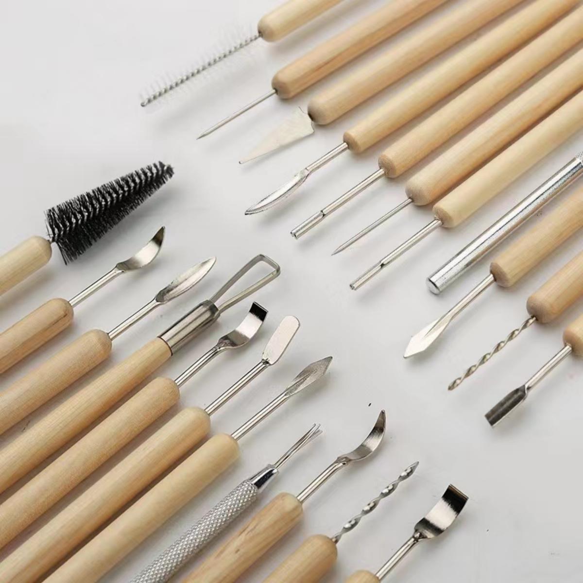 ชุดเครื่องมือปั้นดินเผา 1 ชุด  - Wood Chisel Set บทวิจารณ์และราคา
