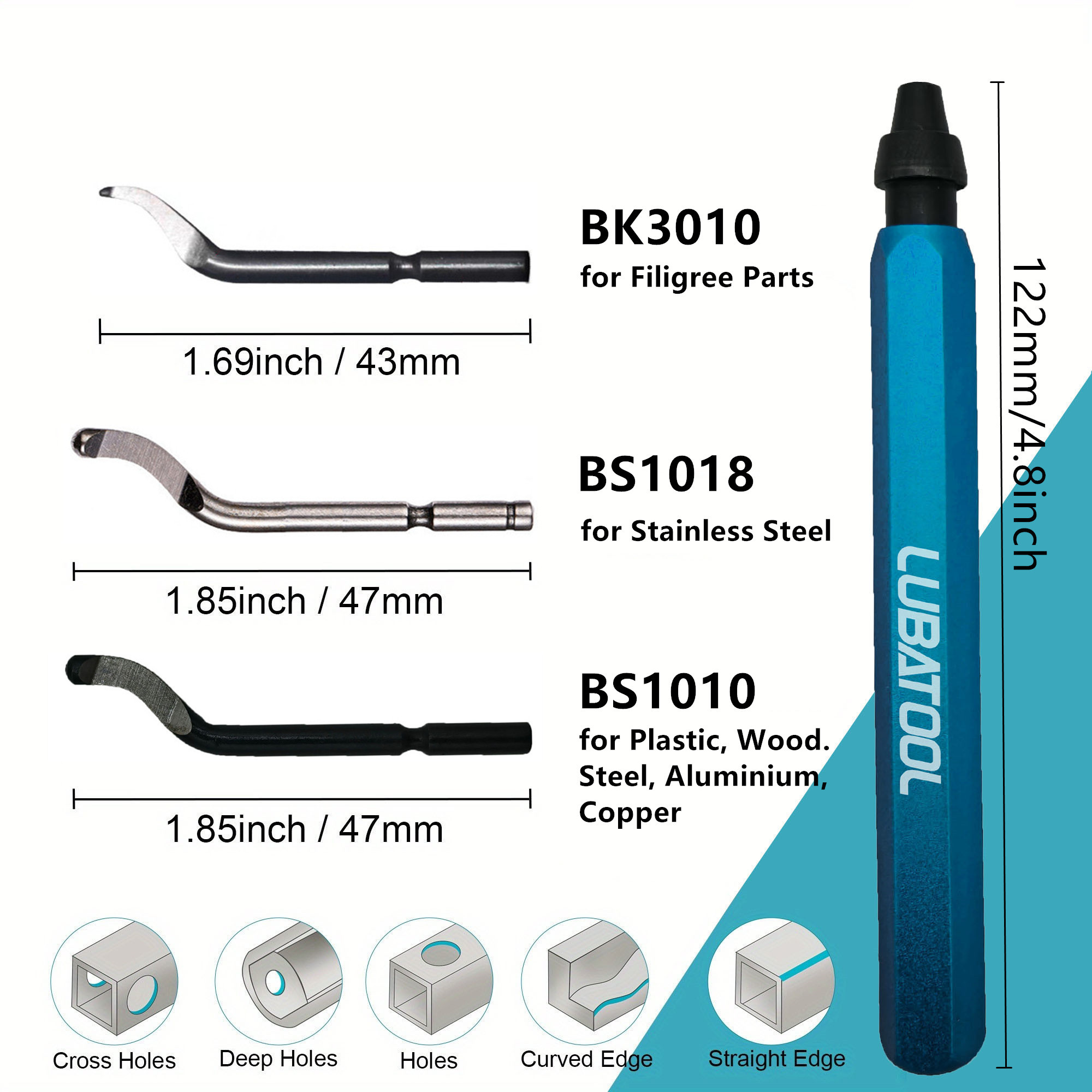 LUBATOOL เครื่องมือขัด 11 ใบมี - Woodworking Resin บทวิจารณ์และราคา