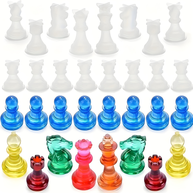 11Chessboard16เรซินชุดแม่พิมพ์ - Woodworking Resin บทวิจารณ์และราคา